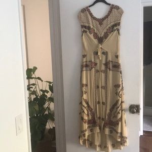 free people cross stitch maxi dress